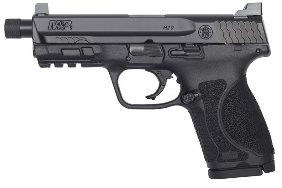 MP9 M2.0 Compact 9mm Striker-Fired Pistol with Threaded Barrel and Suppressor He - Firearms | The Gun Shop