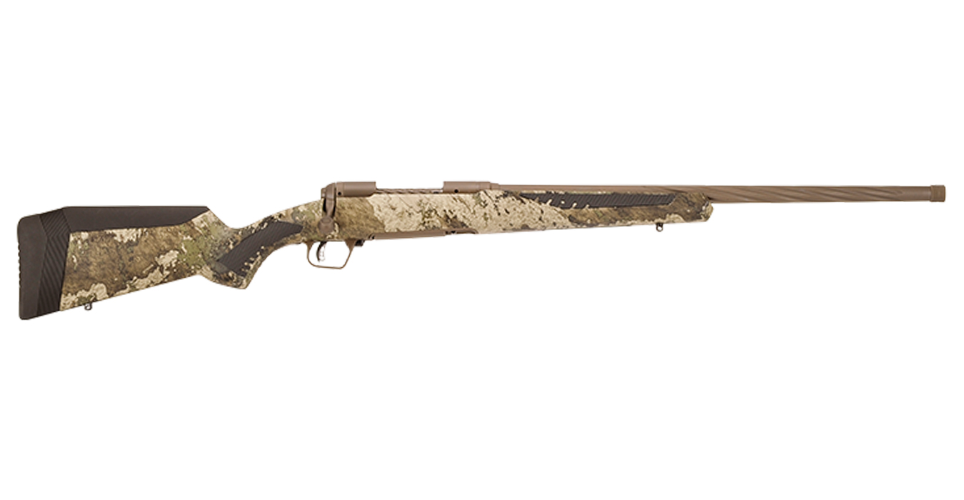 110 High Country 270 Win Bolt-Action Rifle with True Timber Strata Camo Stock and Brown PVD Barrel