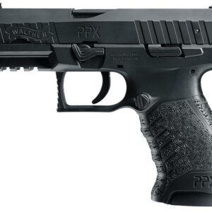 Walther Arms PPX M1 40S&W 4" Black, Black Poly Grips, 16 rd