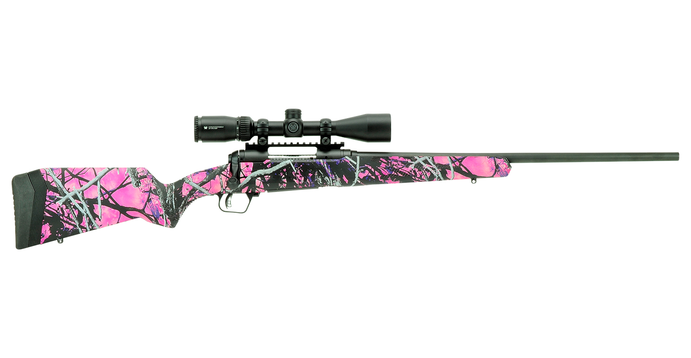 110 Apex Hunter XP 308 Win Bolt-Action Rifle with Muddy Girl Camo Stock and Vortex Crossfire II 3-9x40mm Riflescope - Bolt-Action Rifles | The Gun Shop