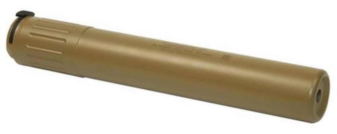 AAC MK13-SD Rifle Silencer 7.62mm NATO/300 Win Mag 90 Tooth Ratchet Mount Desert Tan - All NFA Rules Apply