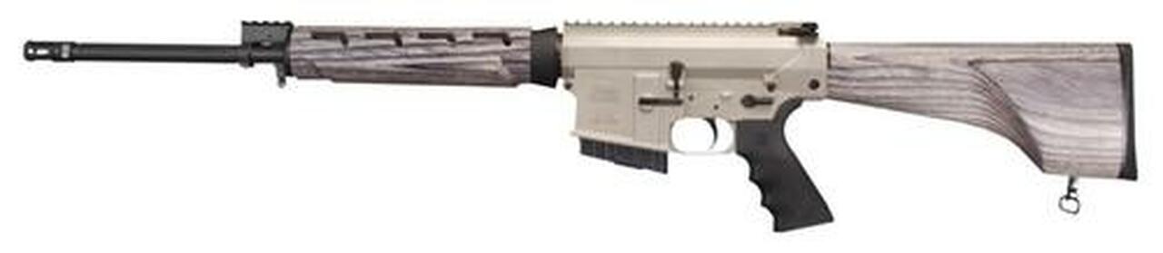 Windham Weaponry Model 308 Hunter .308 Winchester 18" Fluted Medium Profile Barrel A2 Flash Suppressor Pepper Finish Laminated Hardwood Stock 5rd
