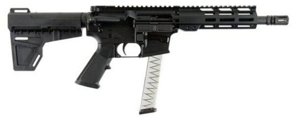 I.O. M215 ML-7, 9mm, 7.5" Barrel, 30rd, KAK Brace, Black