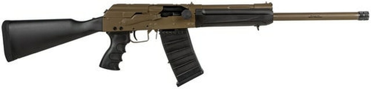 I.O. Kral XP Semi-Auto 12 Ga, 19" Barrel, Black Synthetic Stock, Flat Dark Earth, 5rd