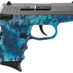 SCCY CPX-1 Carbon 9mm, 3.1" Barrel, Kryptek Pontus Grip, Stainless Steel Slide, 10rd