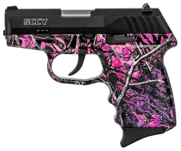 SCCY CPX-2 Carbon 9mm, 3.1" Barrel, Mud Gloss Grip, Black Stainless Steel Slide, 10rd