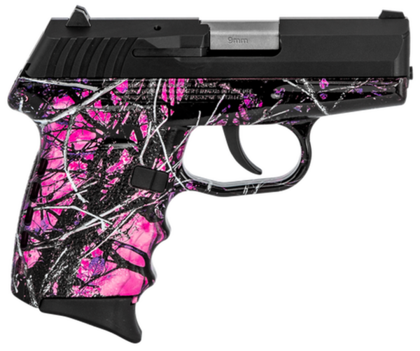 SCCY CPX-2 Carbon 9mm, 3.1" Barrel, Mud Gloss Grip, Black Stainless Steel Slide, 10rd