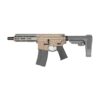 Q Sugar Weasel AR-15 Pistol 300BlackOut 7" Barrel, Flat Dark Earth, SBA3 Pistol Stabilizing Brace, 30rd Mag