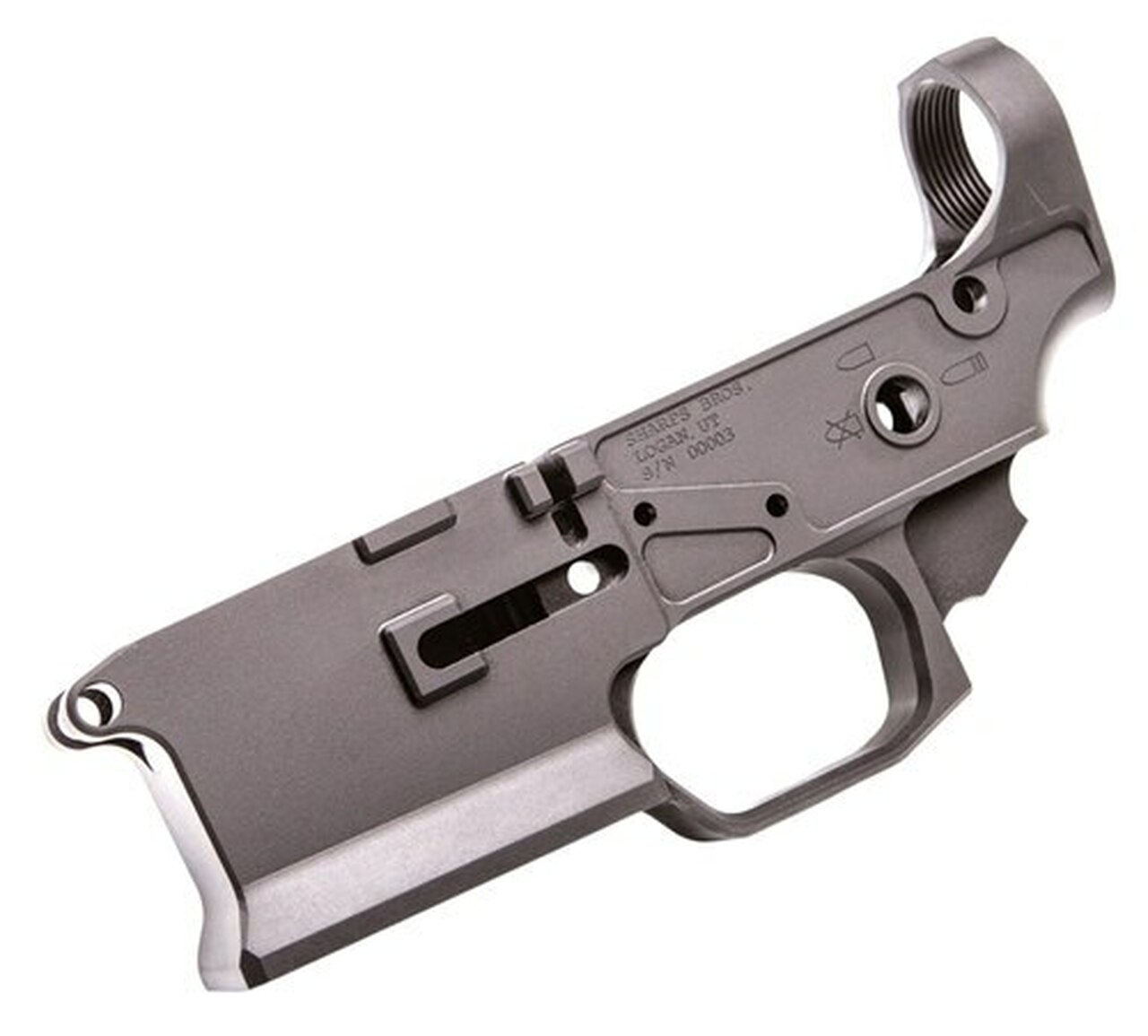 Sharps Bros. , Gen 2 Livewire Billet Lower Receiver, 223 Rem/5.56mm, Black, CNC Machined from 7075 Billet Aluminum