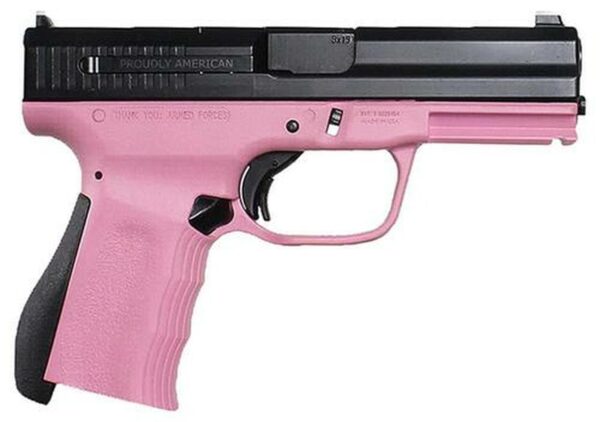 FMK 9mm 4" 14rd Black MT Pink Synthetic Grip