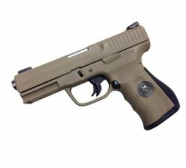 FMK Gen 2 Marine Corp Limited Edition Set 9mm 4", Desert Sand Cerakote, Tru GLo Sights, 14 Round Mag