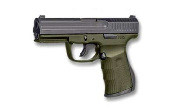 FMK 9C1 G2 9mm, 4" Barrel, 10rd, OD Green Frame, Black Slide