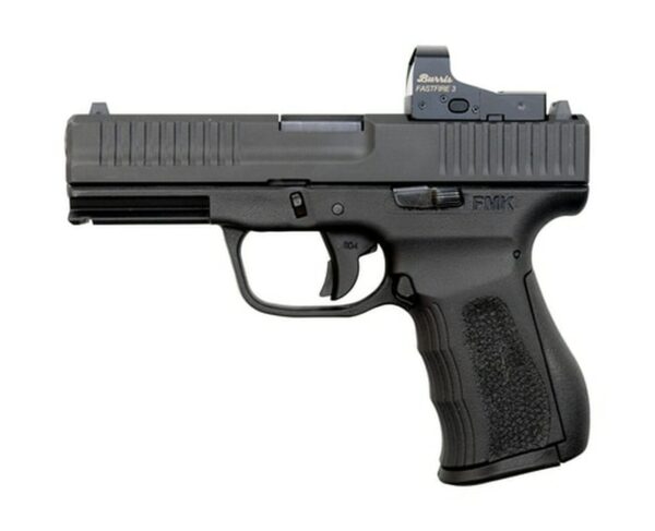 FMK Elite Pro Kit 9mm, 4" Barrel, Burris Red Dot, Black Grip, 14rd Mag