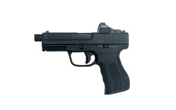 FMK Elite Pro Plus Single 9mm 4.5" Threaded Barrel,, 3-Dot/Red Dot Black, 14 rd