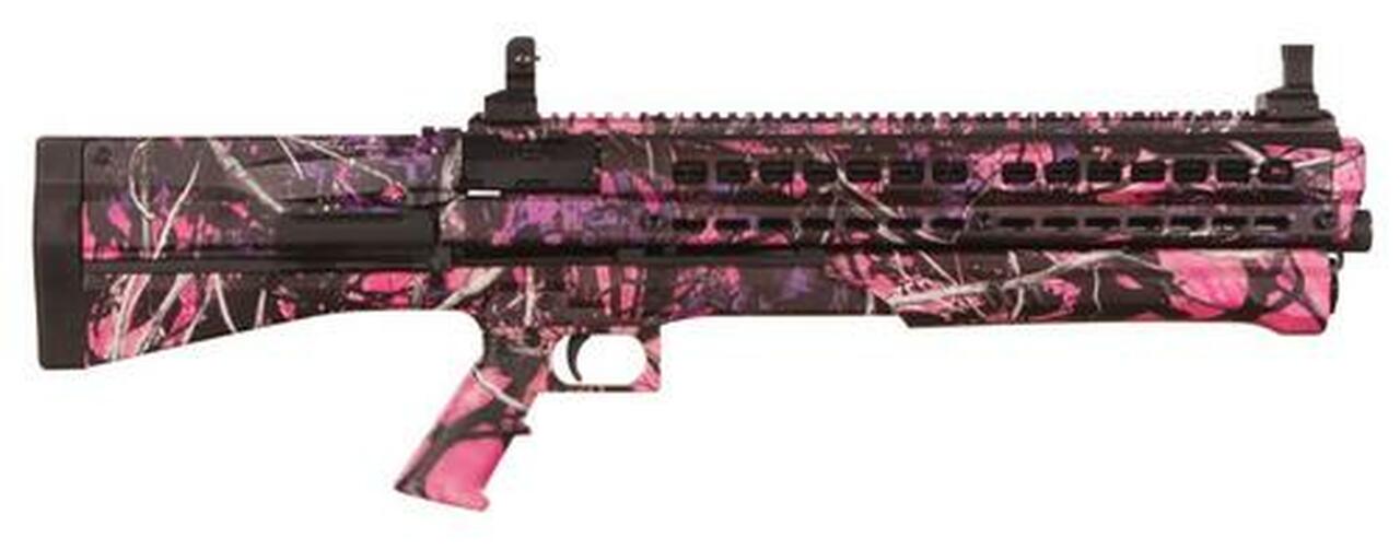 UTAS UTS-15 Pump 12 Ga 19.5" 3", Synthetic Muddy Girl Black, 14rd