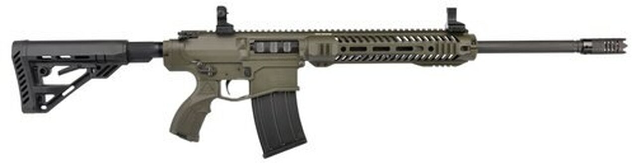 UTAS XTR-12 OD Green Cerakote 12 Ga 18" Barrel 5-Position Synthetic, Pistol Grip, 5rd Mag
