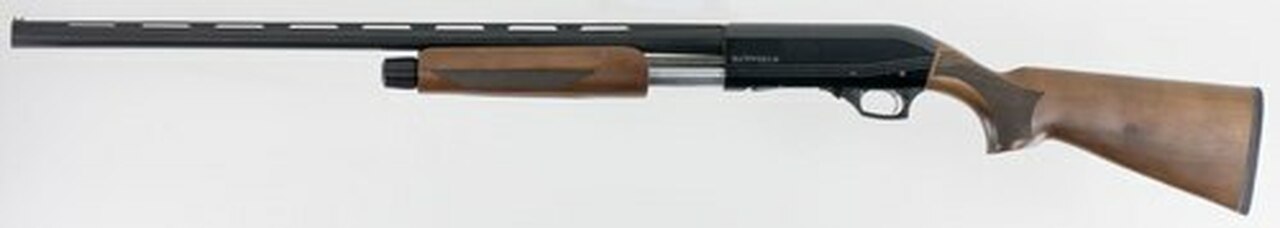 Hatfield PAS Pump-Action 12 Ga, 28" Barrel, 3", Wood Stock, Black, 4rd