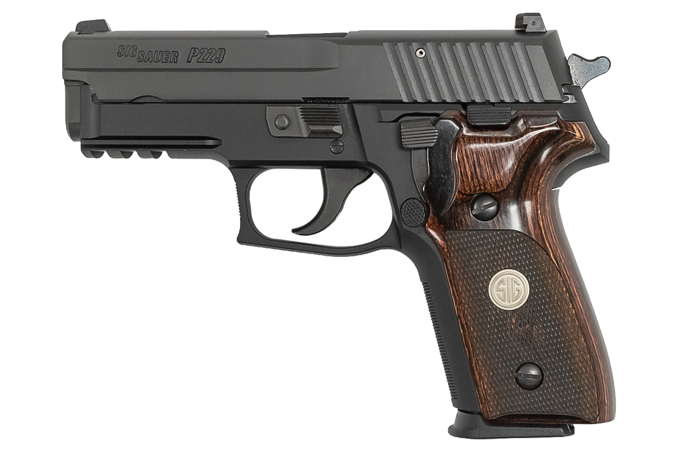 P229 9mm DA/SA Pistol with Night Sights and Wood Grips - Firearms | The Gun Shop