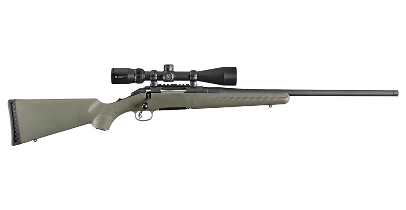 85193-DEFAULT-l American Predator 6.5 Creedmoor with Vortex Crossfire II 3-9x40 Scope and Moss Green Stock - Bolt-Action Rifles | The Gun Shop