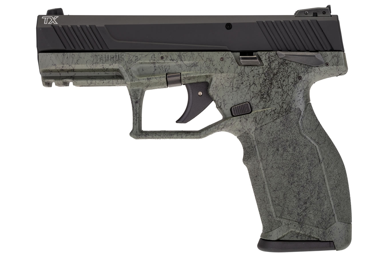 TX22 22LR Special Edition Rimfire Pistol with Special Edition Green/Black Splatter Finish - Firearms | The Gun Shop