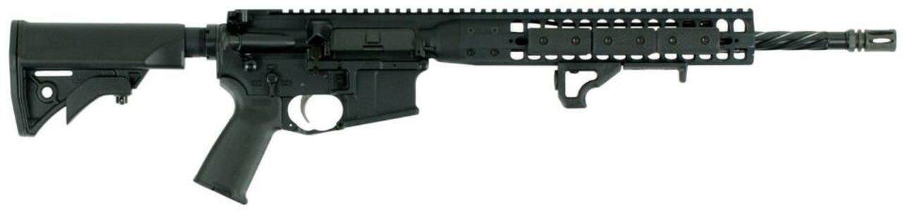LWRC DI AR-15 5.56/.223, 16" Barrel, A2 Flash Hider, 6-Pos Stock, Black, 10rd CA Compliant