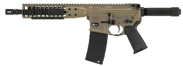 LWRC Individual Carbine Direct Impingement AR=15 Pistol, 5.56/..223, 10.5" Barrel 30rd Mag, Flat Dark Earth
