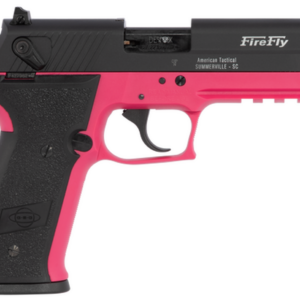 GSG FireFly, .22 LR, 4.9" Barrel, 10rd, SA/DA, Black Slide, Pink