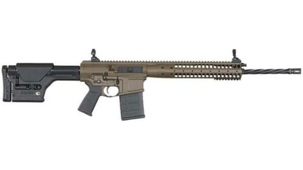 LWRC REPR 7.62/308 20" SPIRAL FLUTED BARREL PATRIOT BROWN 10 Rd Mag