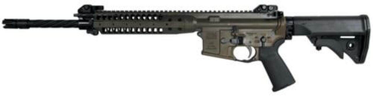 LWRC Improved Carbine Enhanced Rifle 5.56/223 16" Helical Fluted Barrel Patriot Brown 30 Rd Mag