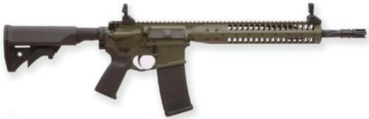 LWRC Improved Carbine SPR Rifle 5.56 16" Helical Fluted Barrel Flat Dark Earth 30rd Mag