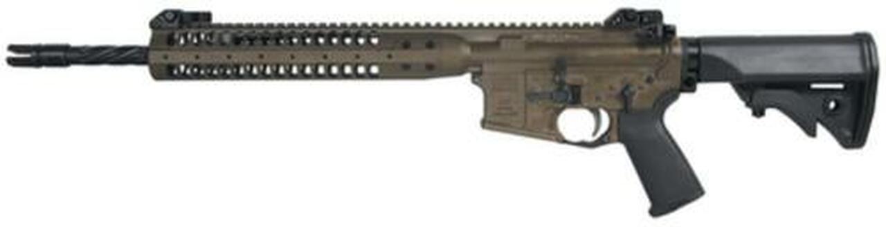 LWRC Improved Carbine SPR 5.56 16" Helical Fluted Barrel Patriot Brown 30rd Mag