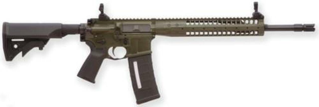 LWRC M6.8-SPR 6.8mm SPC 16.1" Barrel Flash Hider 5/8x24TPI Modular M6 9" Rail LWRCI Stock MOE+ Grip Flat Dark Earth 30rd