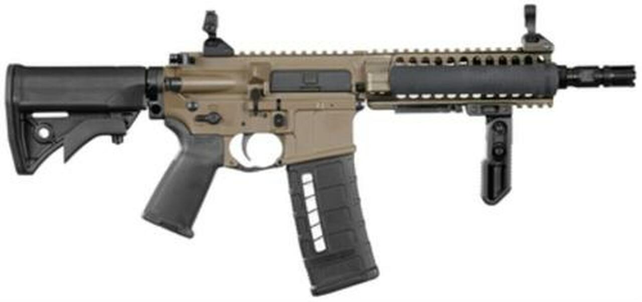 Six8 M6 UCIW 6.8mm SPC II 8 Inch Threaded Barrel 5/8x24 TPI LWRCI Stock Magpul MOE Pistol Grip Flat Dark Earth 30 Round - All NFA Rules Apply