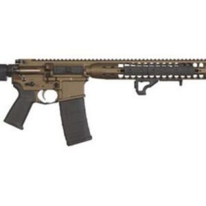 LWRC DI AR-15 5.56/223, 16" Hammer Forged Spiral Fluted Barrel, Burnt Bronze Finish 30 Rd Mag