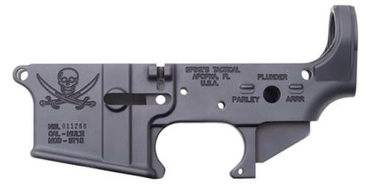 Spikes Lower Receiver Stripped -, Calico Jack Logo