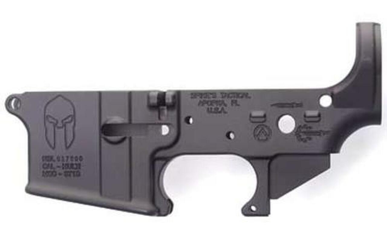 Spikes Lower Receiver Stripped -, Spartan Logo
