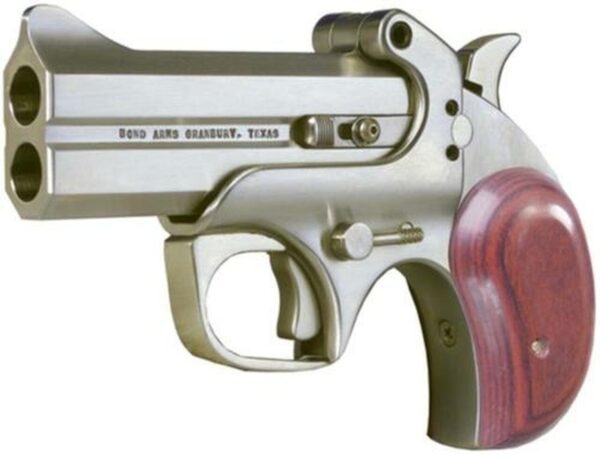Bond Arms Century 2000 410/45LC 3.5" 2rd Lam Rosewood Grip Satin SS