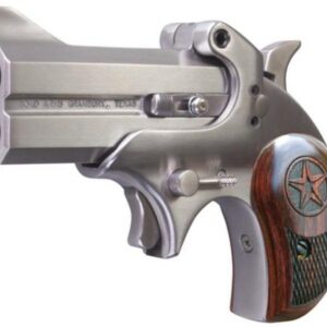 Bond Arms Cowboy Defender 357 RemMag 3" 2rd Lam Rosewood Grip SS