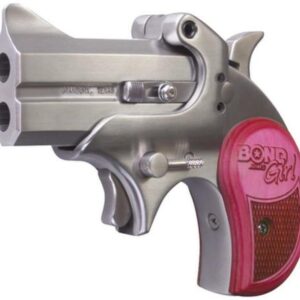 Bond Arms Girl Mini .357/.38 SPL 2.5" Barrel Stainless Steel Polished Satin Finish Pink Grips
