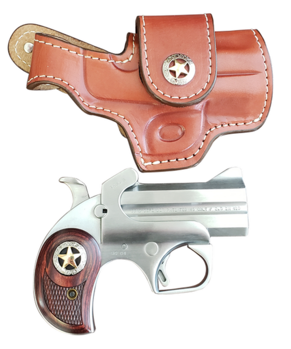 Bond Rustic Defender 45 Colt/410 Ga, 3", Two Tone, Holster Included