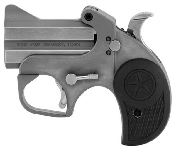 Bond Arms Roughneck 9mm, 2.5" Barrel, Bead Blasted Stainless Steel, 2rd