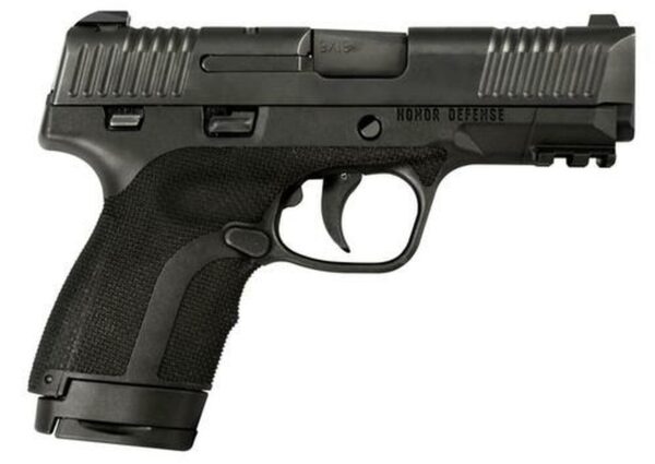 Honor Defense Honor Guard Long Slide, 9mm +P, 3.8" Barrel, 7rd, Black