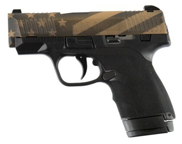 Honor Defense Honor Guard Sub-Compact, 9mm, 3.2", 7rd/8rd, American Flag Earth Tone