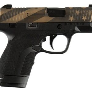 Honor Defense Honor Guard Sub-Compact, 9mm, 3.2", 7rd/8rd, American Flag Earth Tone