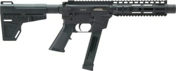 Freedom Ordnance FX-9 Pistol 9mm, 8" Barrel 33rd Mag, M-Lok, Shockwave Blade Brace