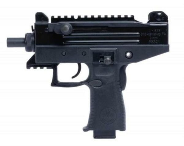 IWI US, Inc, Uzi Pro, 9mm, 4.5" Barrel, Polymer Frame, Black, Adjustable Sights, Stabilizing Brace, 2 Magazines, 1-20Rd & 1-25Rd