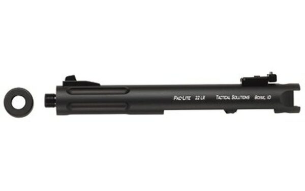 Tactical Solutions Pac-Lite Ruger Mark I,II,III, 4.5" Fluted Matte Black Barrel 22LR