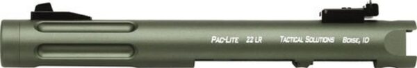 Tactical Solutions Pac-Lite Ruger Mark I,II,III, 4.5" Fluted Matte OD Barrel 22LR