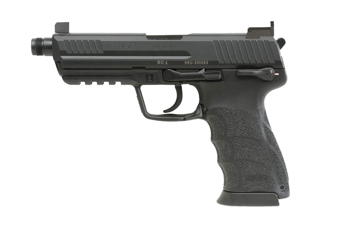 HK45 Tactical (V1) 45 ACP DA/SA Pistol with Threaded Barrel - Firearms | The Gun Shop
