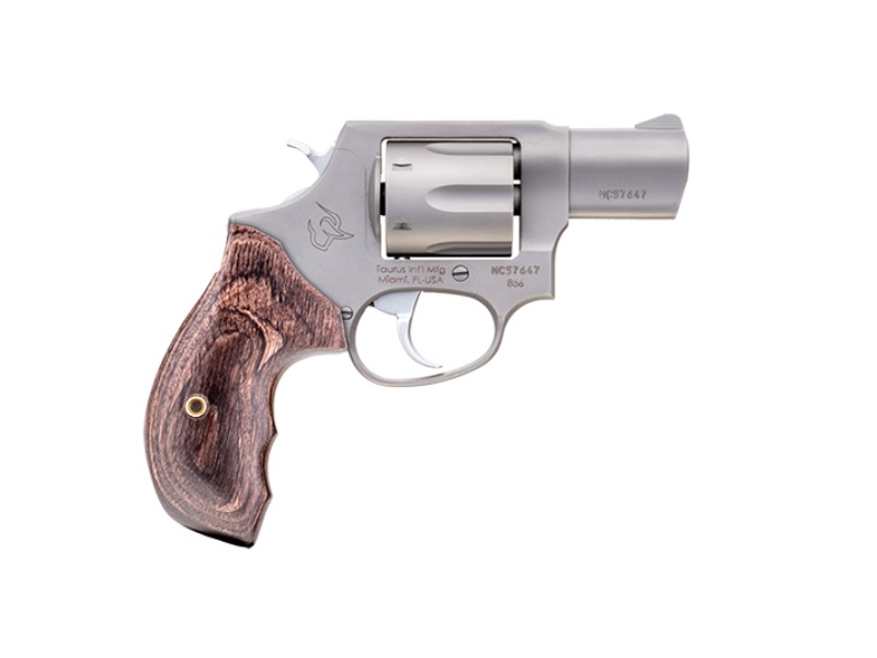 856wf698 Taurus 856 2″ Stainless 6-Round Walnut Grips - revolvers | The Gun Shop